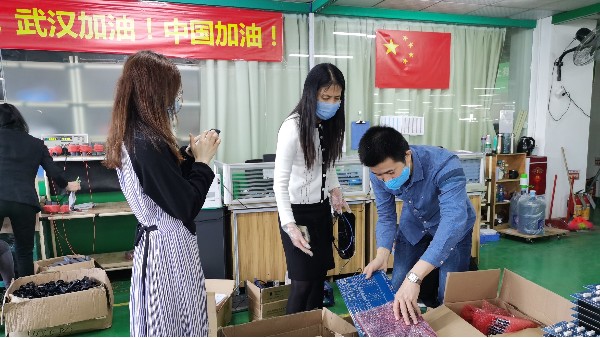 珠海市香洲區(qū)科工信局翁局長一行蒞臨靈科關(guān)懷指導抗疫復產(chǎn)